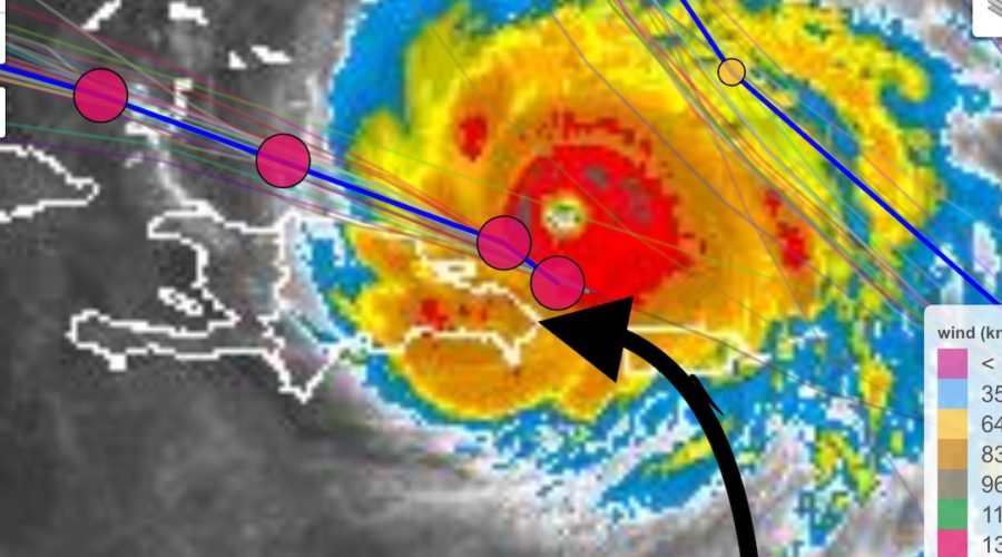 Hurricane Irma over Punta Cana, DR