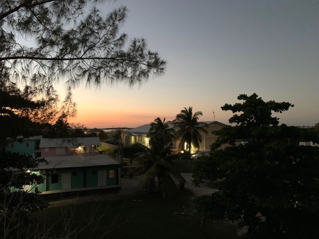 Sunset in San Pedro, Belize