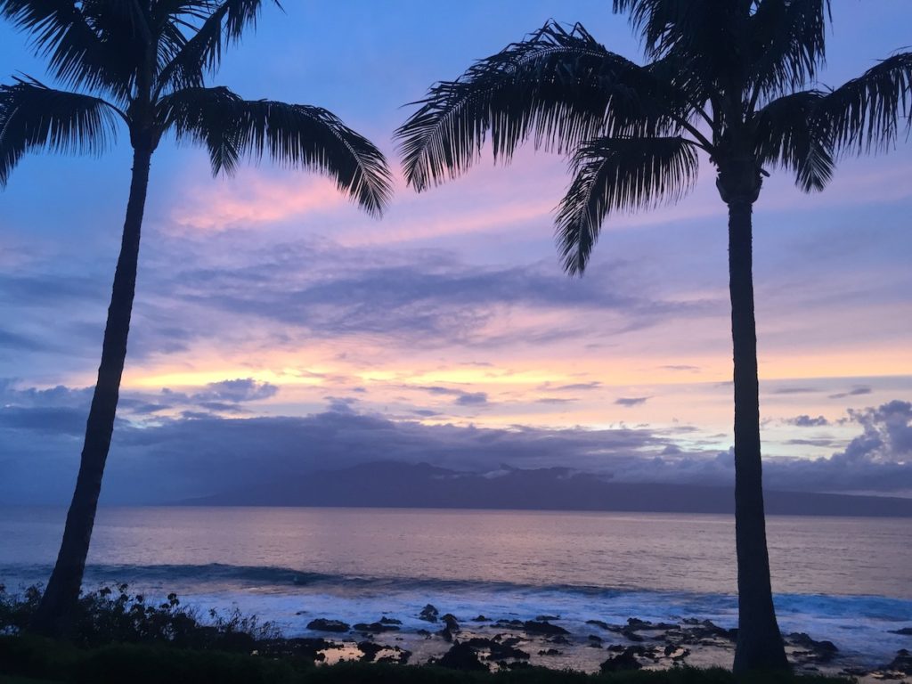 Hawaii at sunset