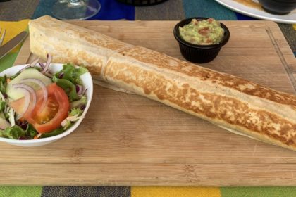 30cm Burrito from a local Mexican Resturant in Coco