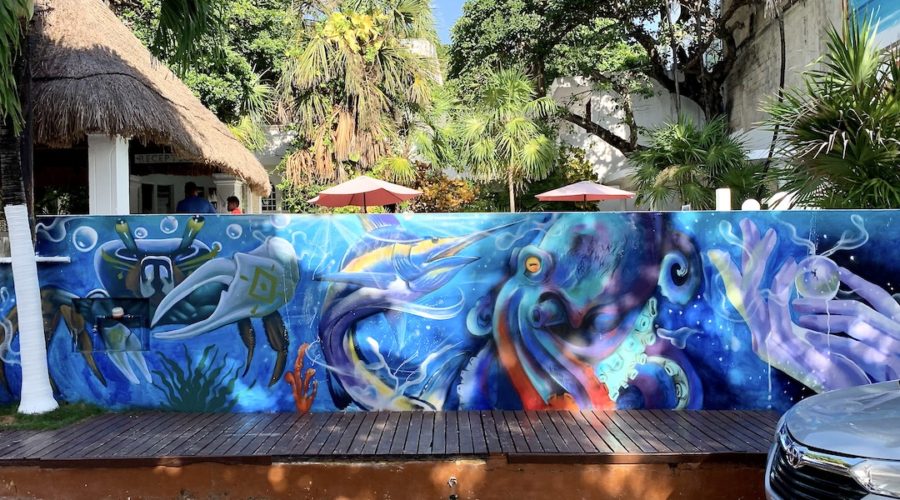 Street art in Playa del Carmen