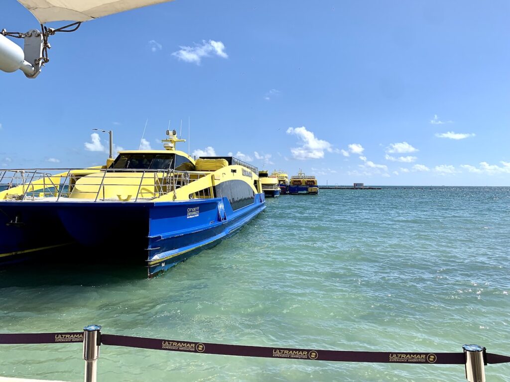 Ferry from Cancun to Isla Mujeres