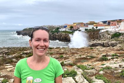 Mrs. ItchyFeet in Peniche, Portugal