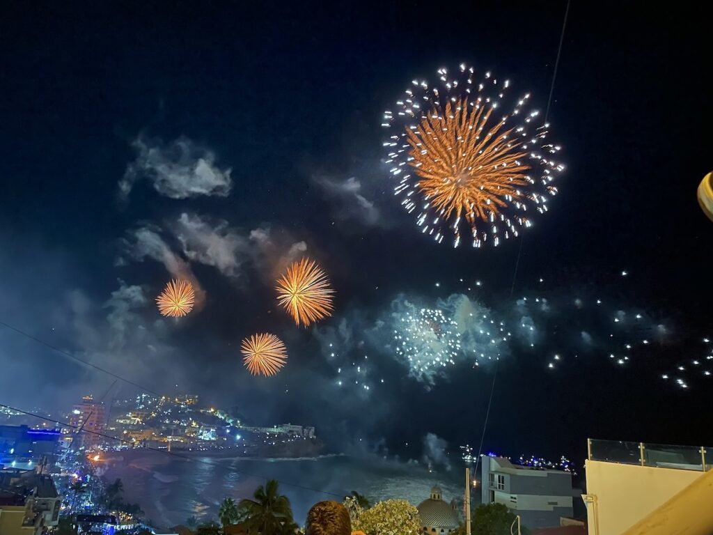 Fireworks over Olas Altas
