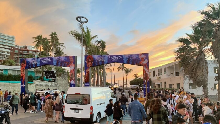 Entrance to the Carnaval block party