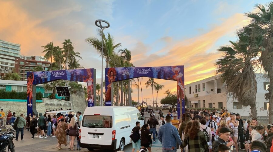 Entrance to the Carnaval block party
