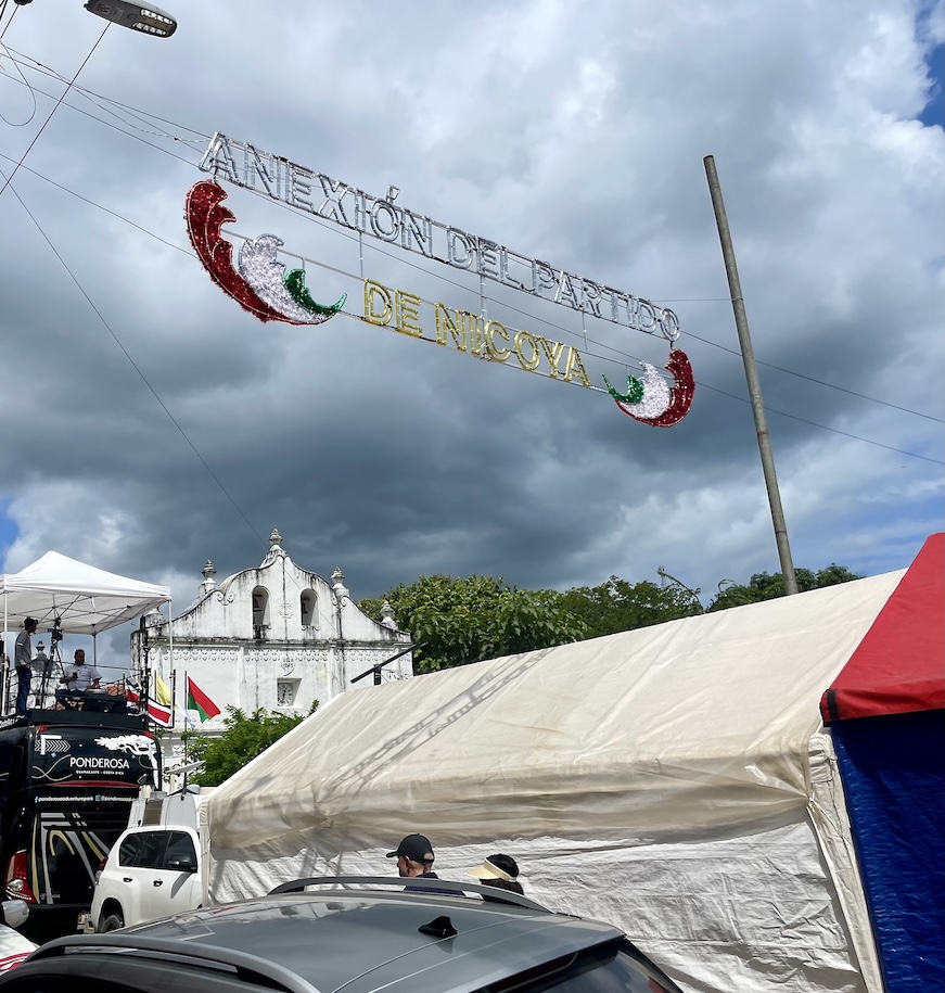 Anexión Del Partido De Nicoya sign