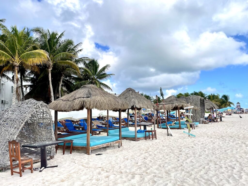 Beach day in Puerto Morelos