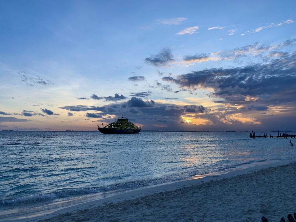 Ferry ride to Isla Mujeres