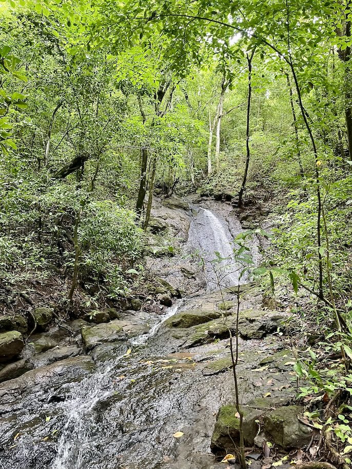 Tributary waterfall