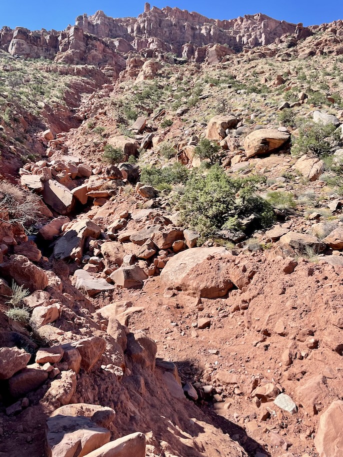 Hidden Valley Trail washed out