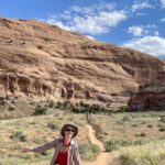 Mrs. ItchyFeet on Mill Creek Waterfall Trail