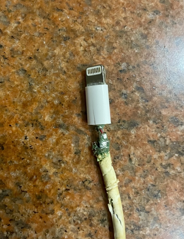 Broken charger