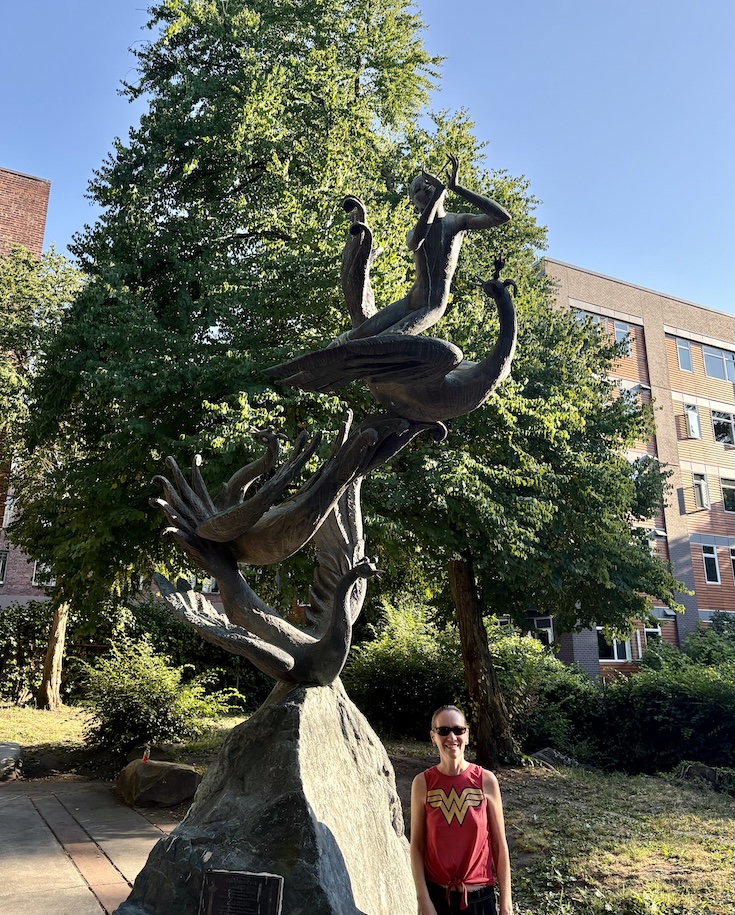 Interesting sculpture in the park