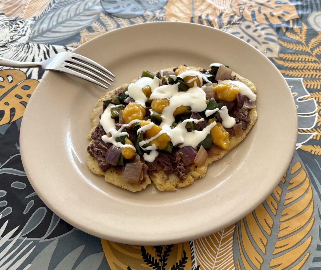 Haurache on plate