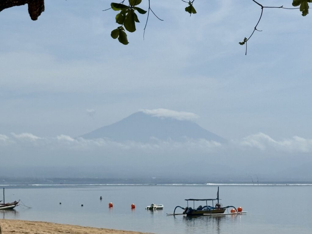 View of Mount Agung