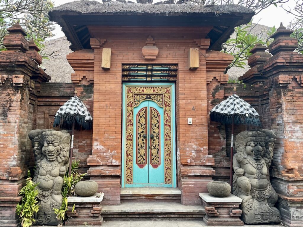 Ornate doorway in Bali