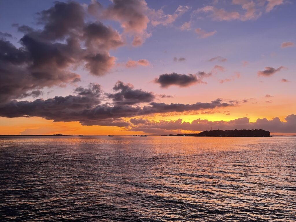 Final sunset in Sorong