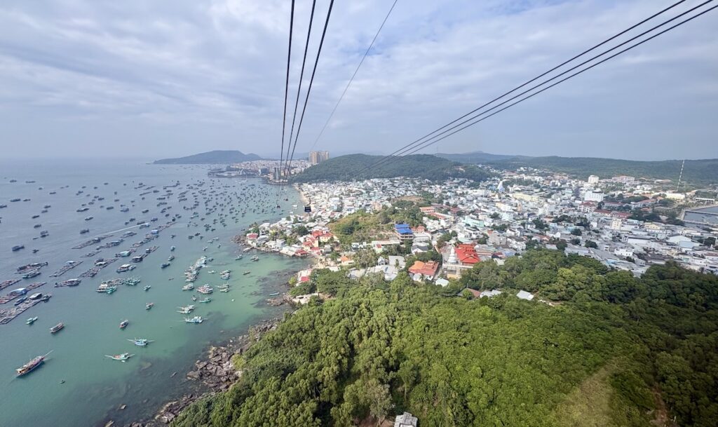 Aerial view of Sunset Town