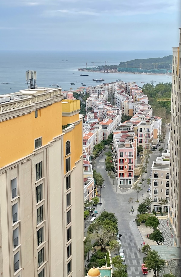 Sunset Town from balcony