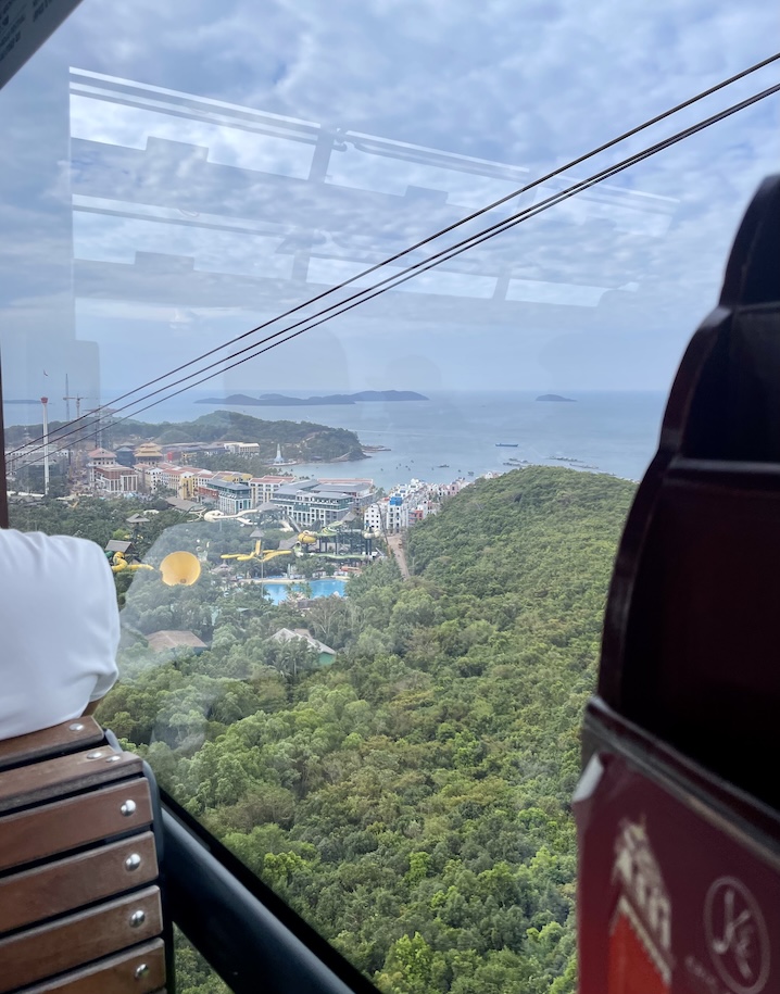 View of Sun World from cable car
