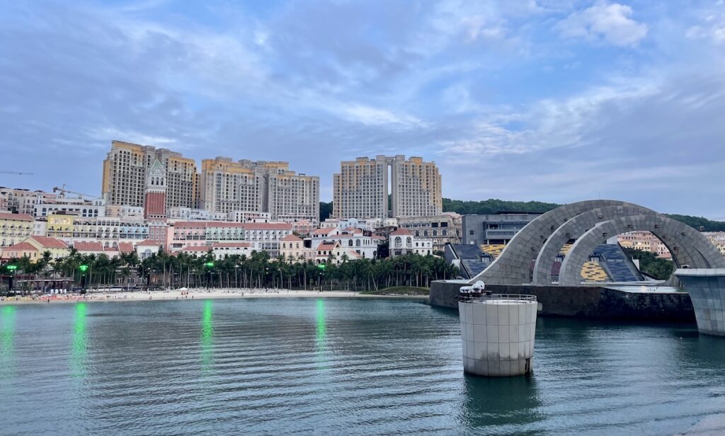 Sunset Town from Kiss Bridge