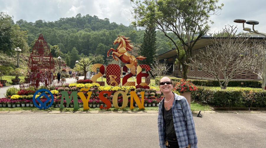 Mrs. ItchyFeet and Mỹ Sơn letters