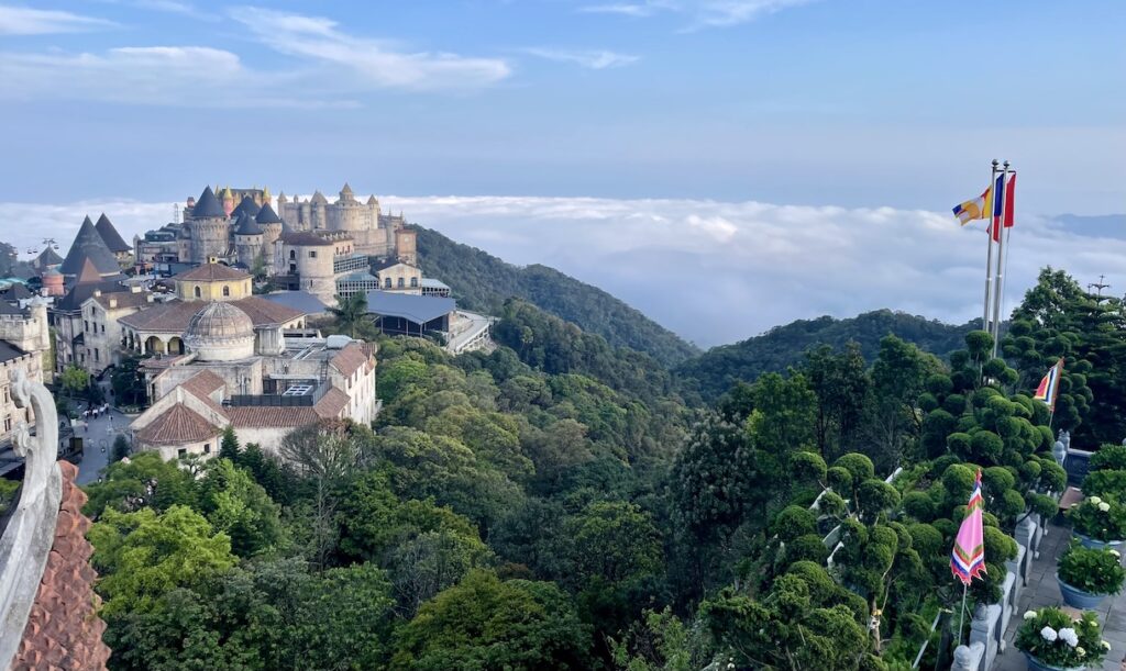 View from highest point in Bà Nà Hills