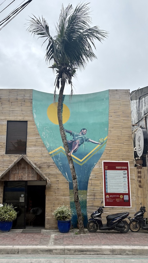 Street art of Palm Tree