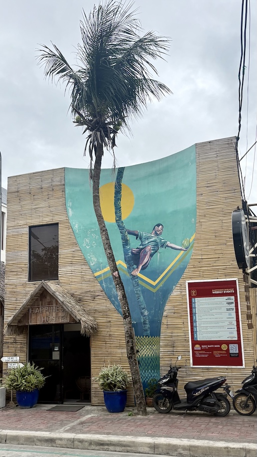 Street art of Palm Tree