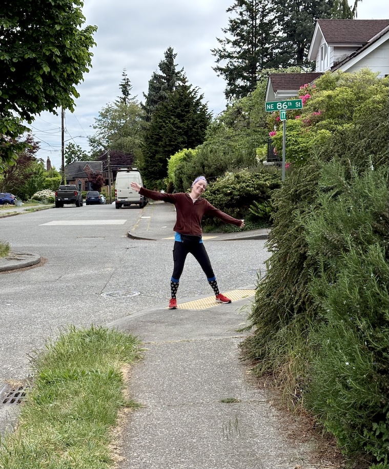 Mrs. ItchyFeet on Maple Leaf Run
