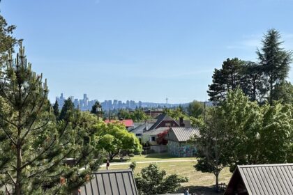 Seattle from Maple Leaf Reservoir Park