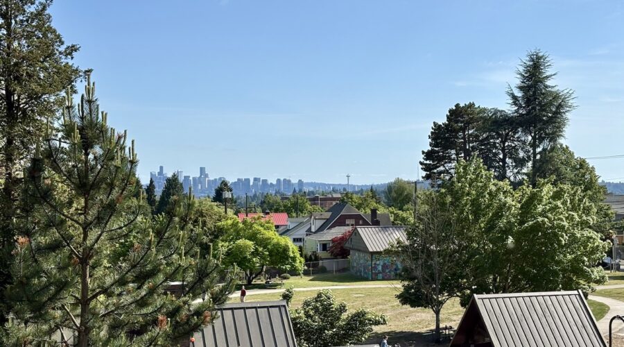 Seattle from Maple Leaf Reservoir Park