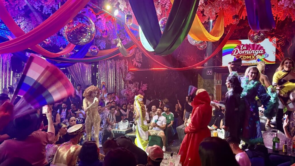 Drag show during Pride