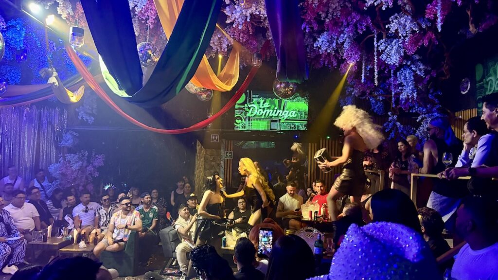 Drag show during Pride
